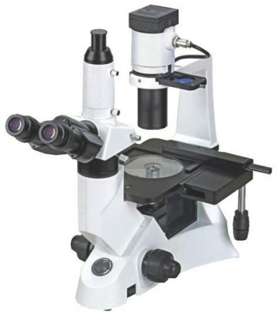 Microscópio Biológico Trinocular Invertido
